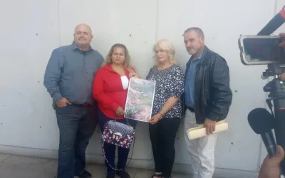 “On April 15, 2024, the LeBaron family, accompanied by the Searching Mother Ceci Flores, went to file a terrorism report.”